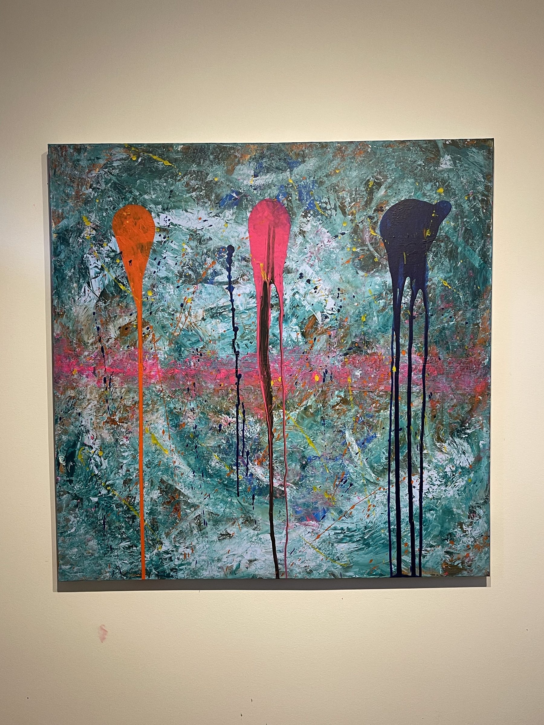 Abstrakt naturscene - original kunst af Desty