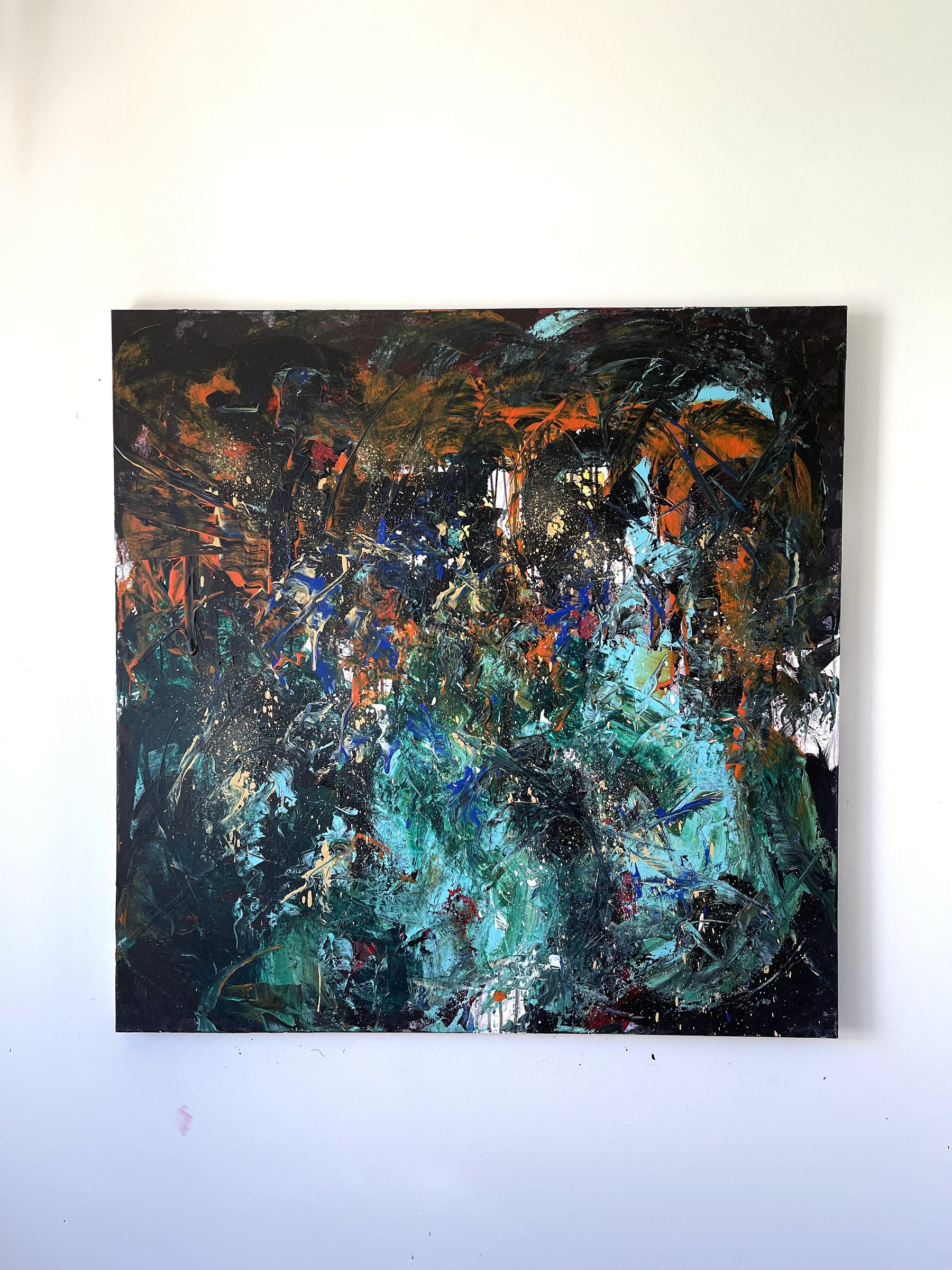 Meditativt kunstværk - original kunst af Desty