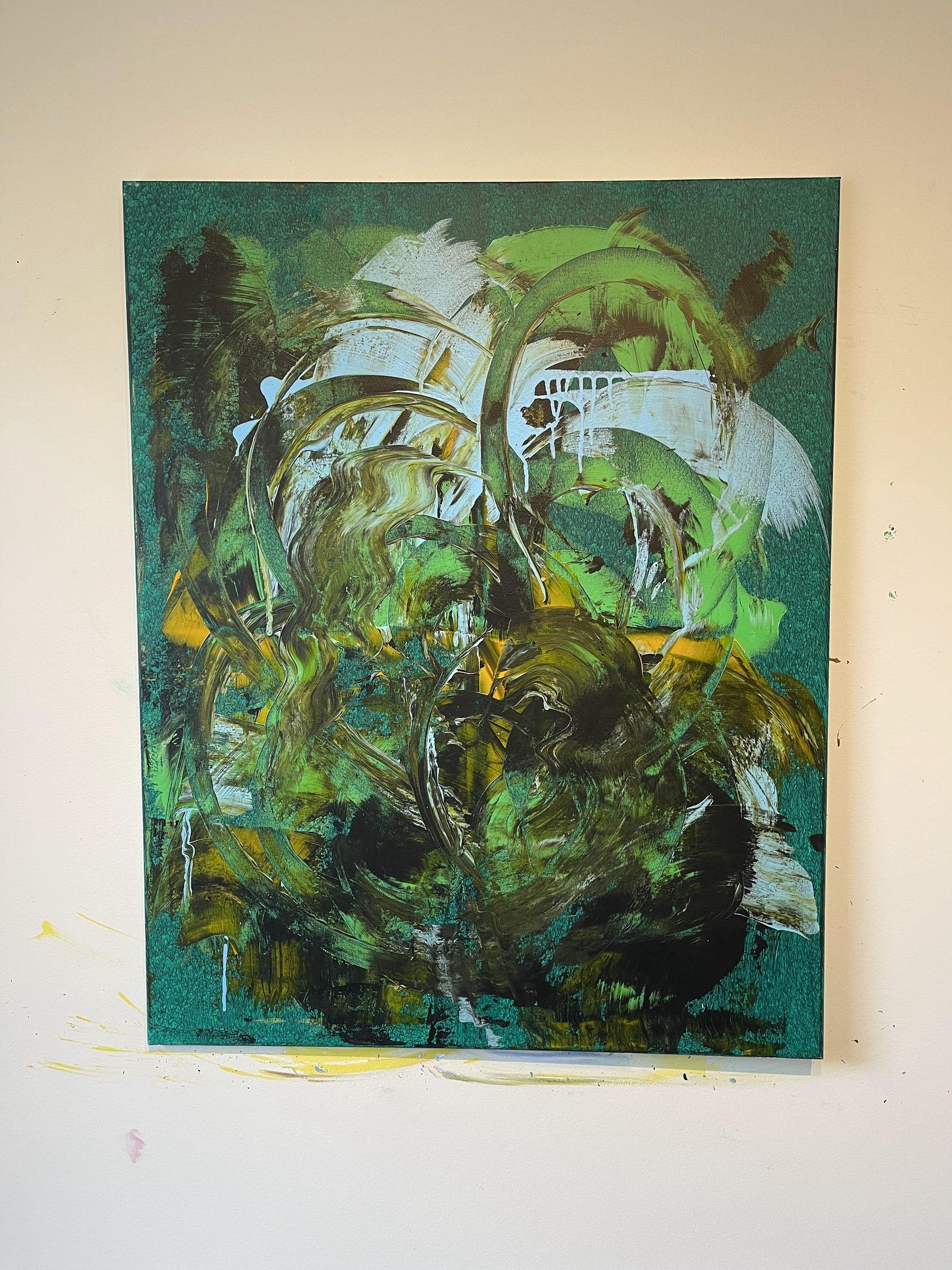 Harmonisk farvekomposition - original kunst af Desty